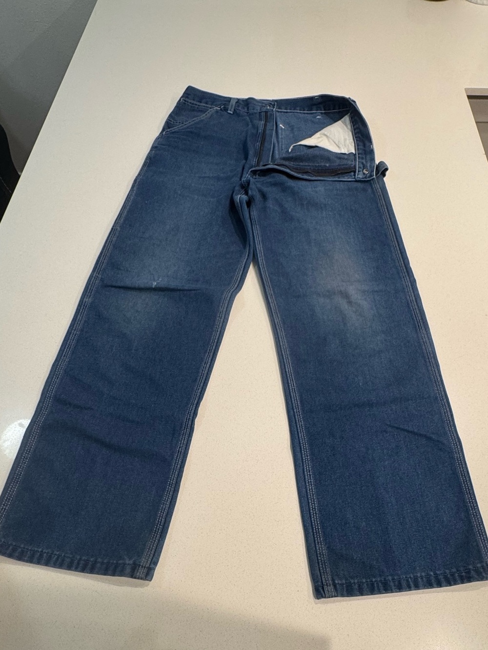 Vintage 1984 Roebucks Carpenter Jeans – Made in USA – Classic Workwear